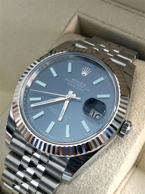 rolex datejust blue 2017|rolex datejust blue face 41mm.